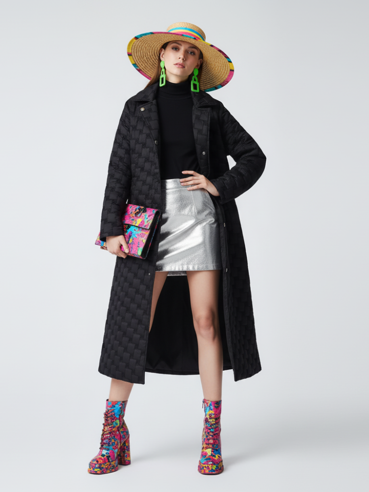 Long Quilted Puffer Coat FIFTH AVENUE BYMANYC ® New York BYMANYC ® New York