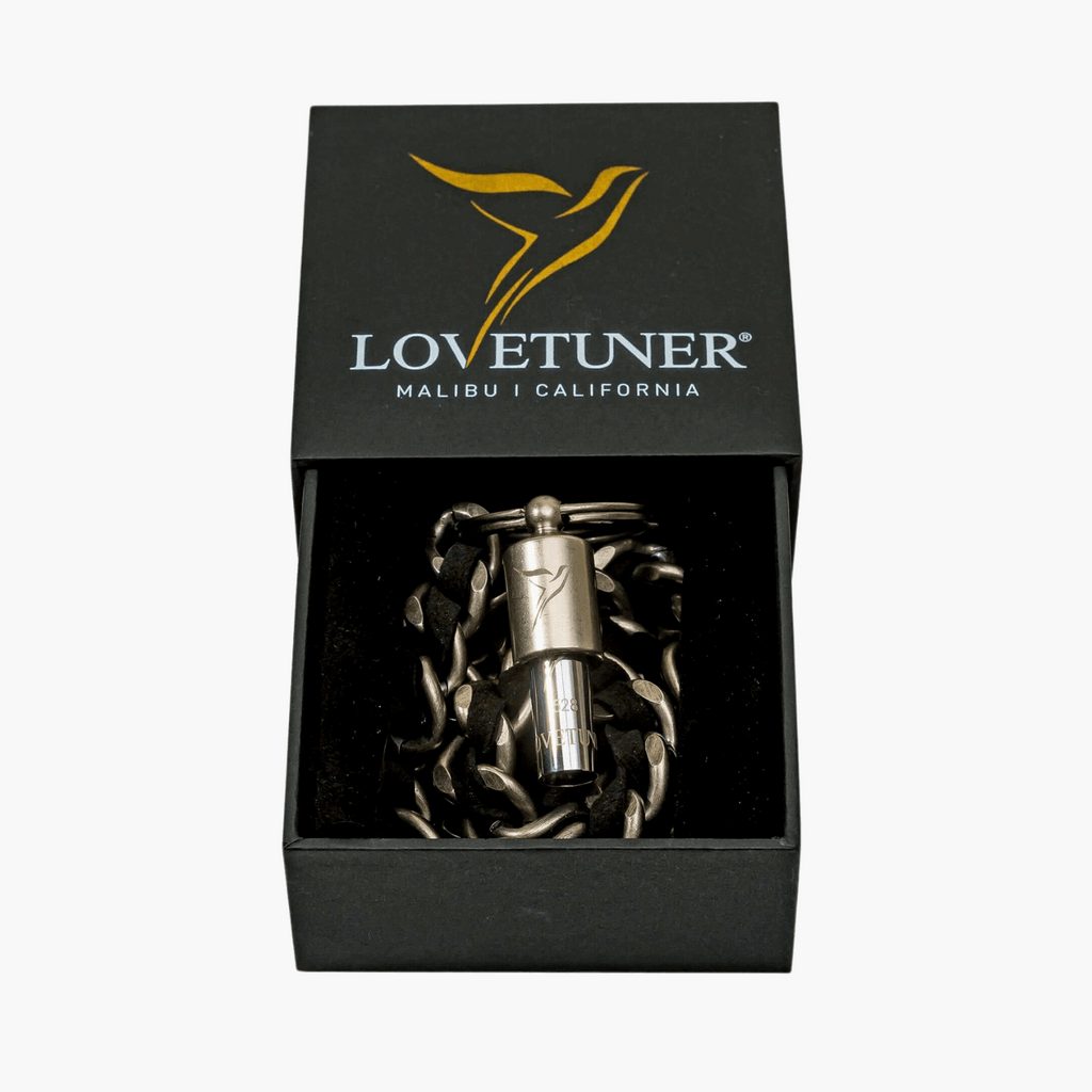 Lovetuner Keychain Silver 528hz Breathing & Meditation Device Lovetuner