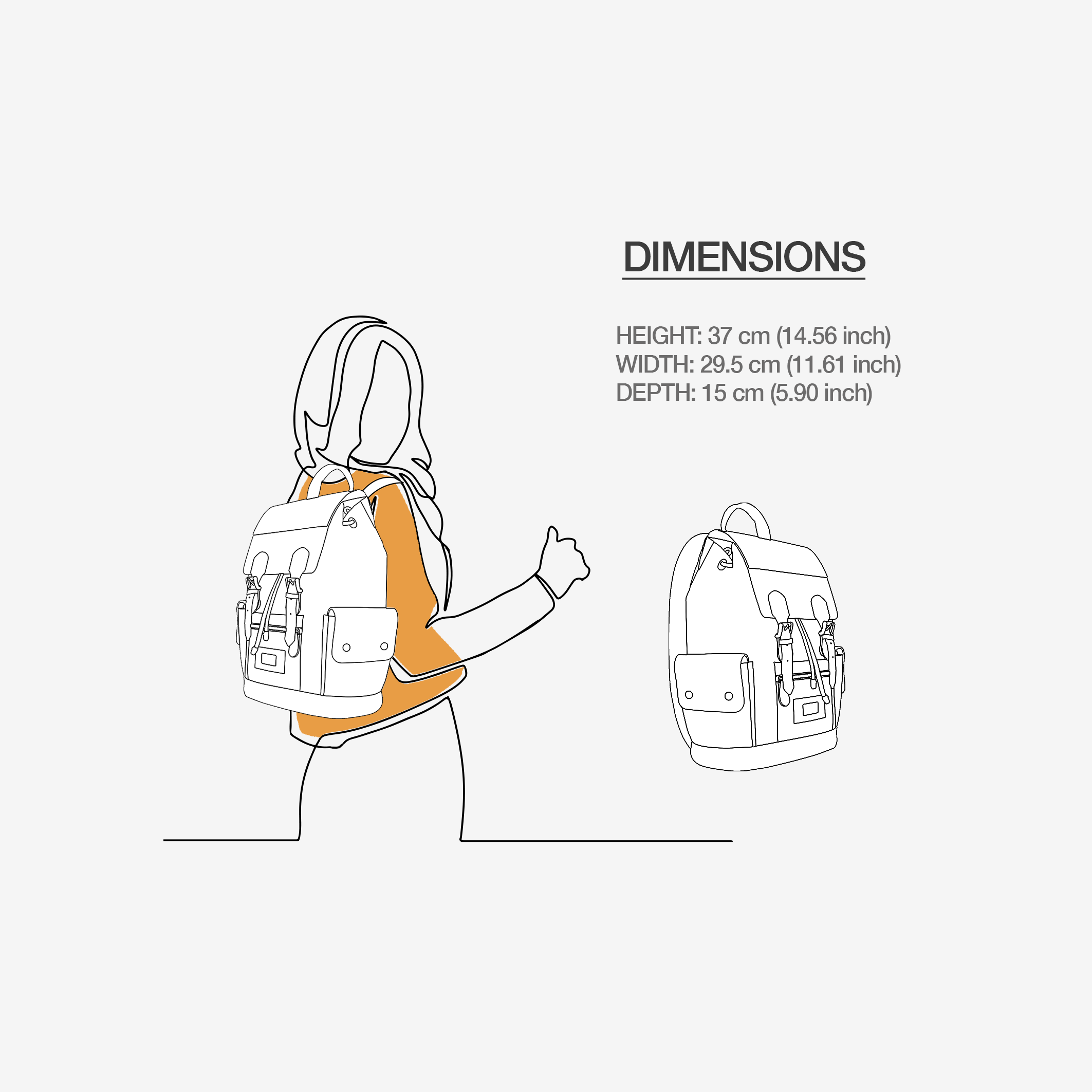 COUTURE Eco Backpack – Pink & White Edition | BYMANYC ® New York BYMANYC ® New York
