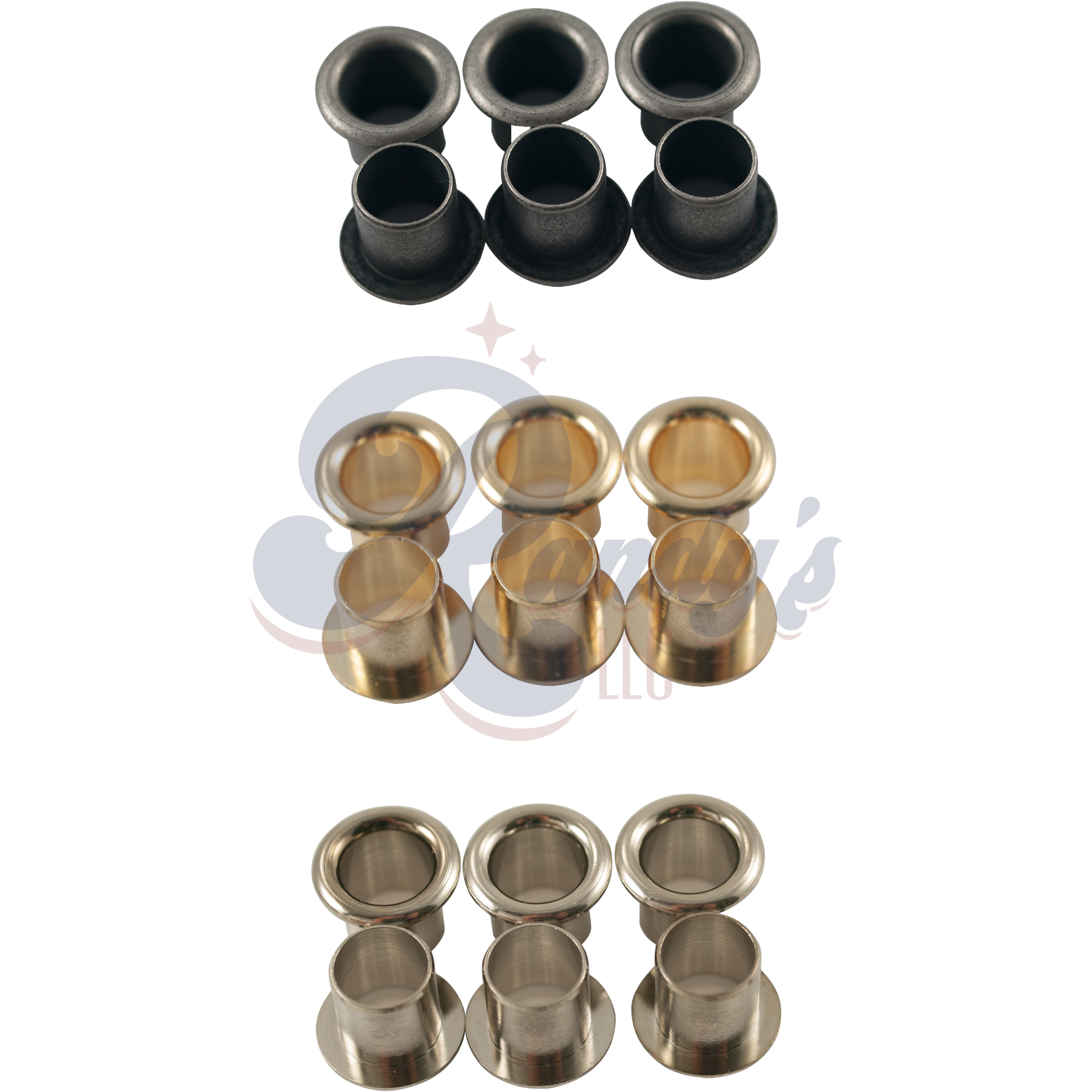 Kluson Replacement Stamped Eyelet Bushings for Deluxe & Supreme Series (6-Pack) - Fits Gibson® CLOSEOUT Randy's LLC