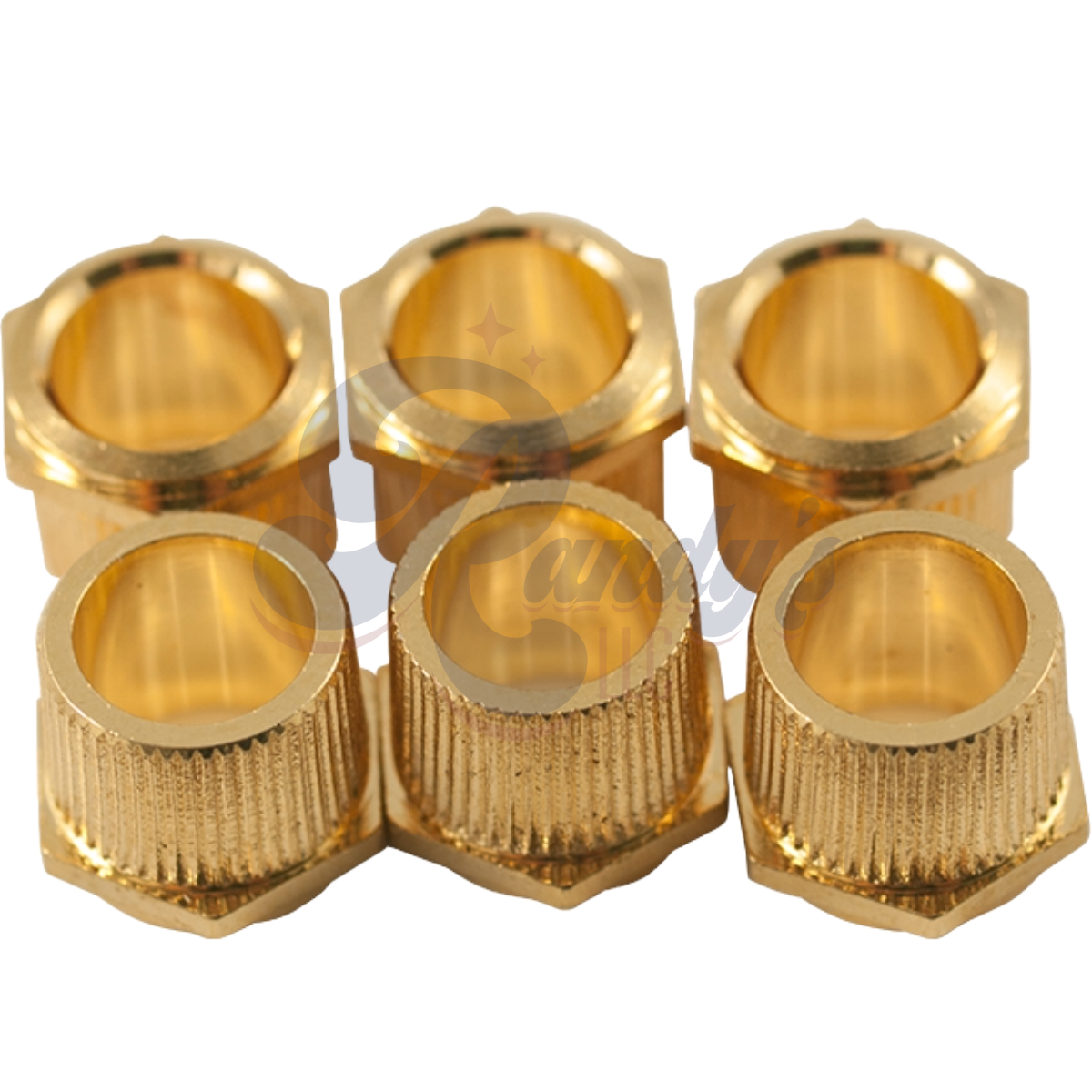 Kluson Replacement Tuner Hex Bushings for Deluxe & Supreme Series (6-Pack) - Fits Gibson® Randy's LLC