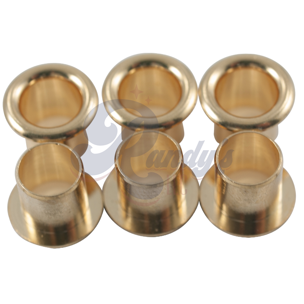 Kluson Replacement Stamped Eyelet Bushings for Deluxe & Supreme Series (6-Pack) - Fits Gibson® CLOSEOUT Randy's LLC
