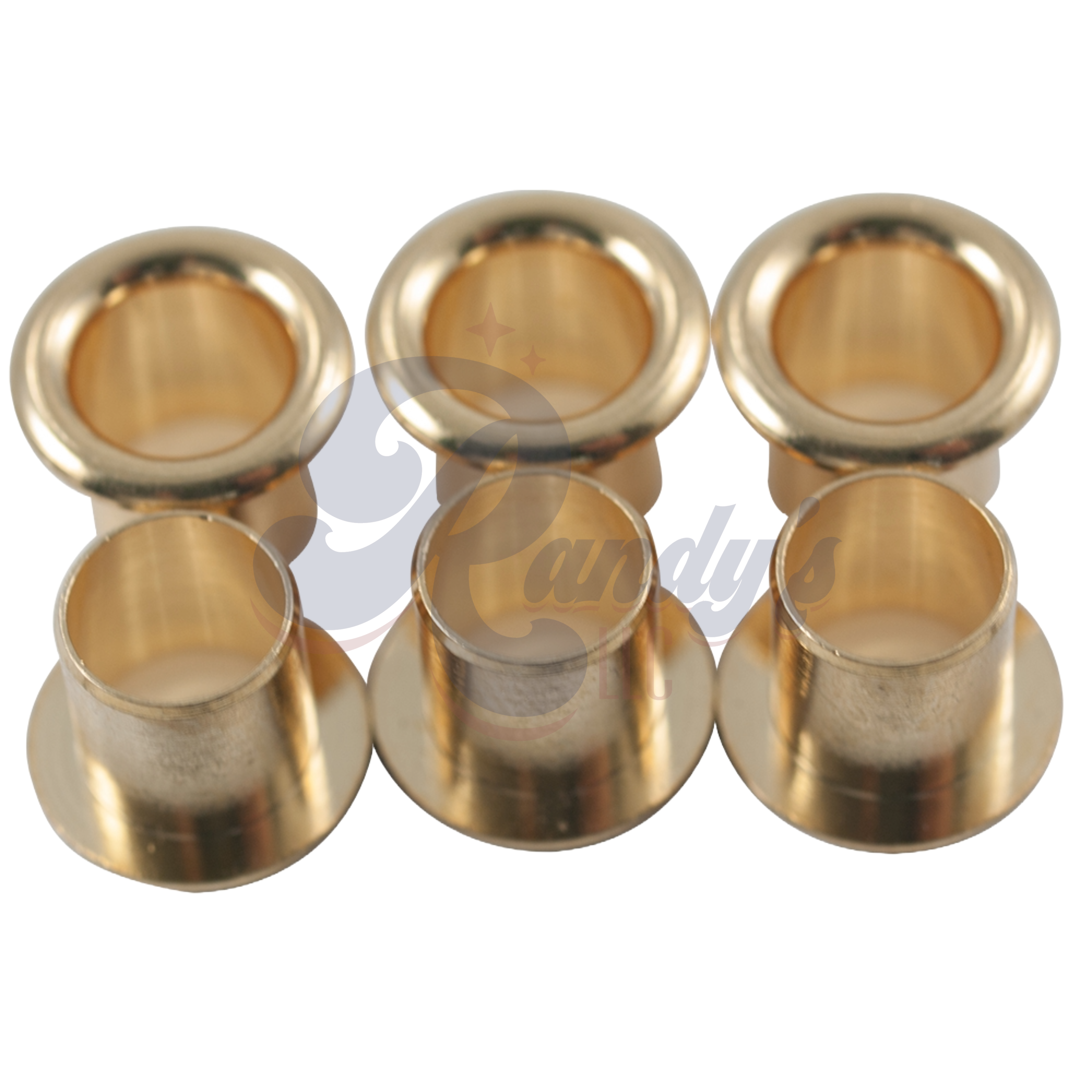 Kluson Replacement Stamped Eyelet Bushings for Deluxe & Supreme Series (6-Pack) - Fits Gibson® CLOSEOUT Randy's LLC