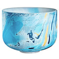 10" Marble Crystal Singing Bowl, A4, Brow Chakra, 432 Hz Utah Energy Healing Center