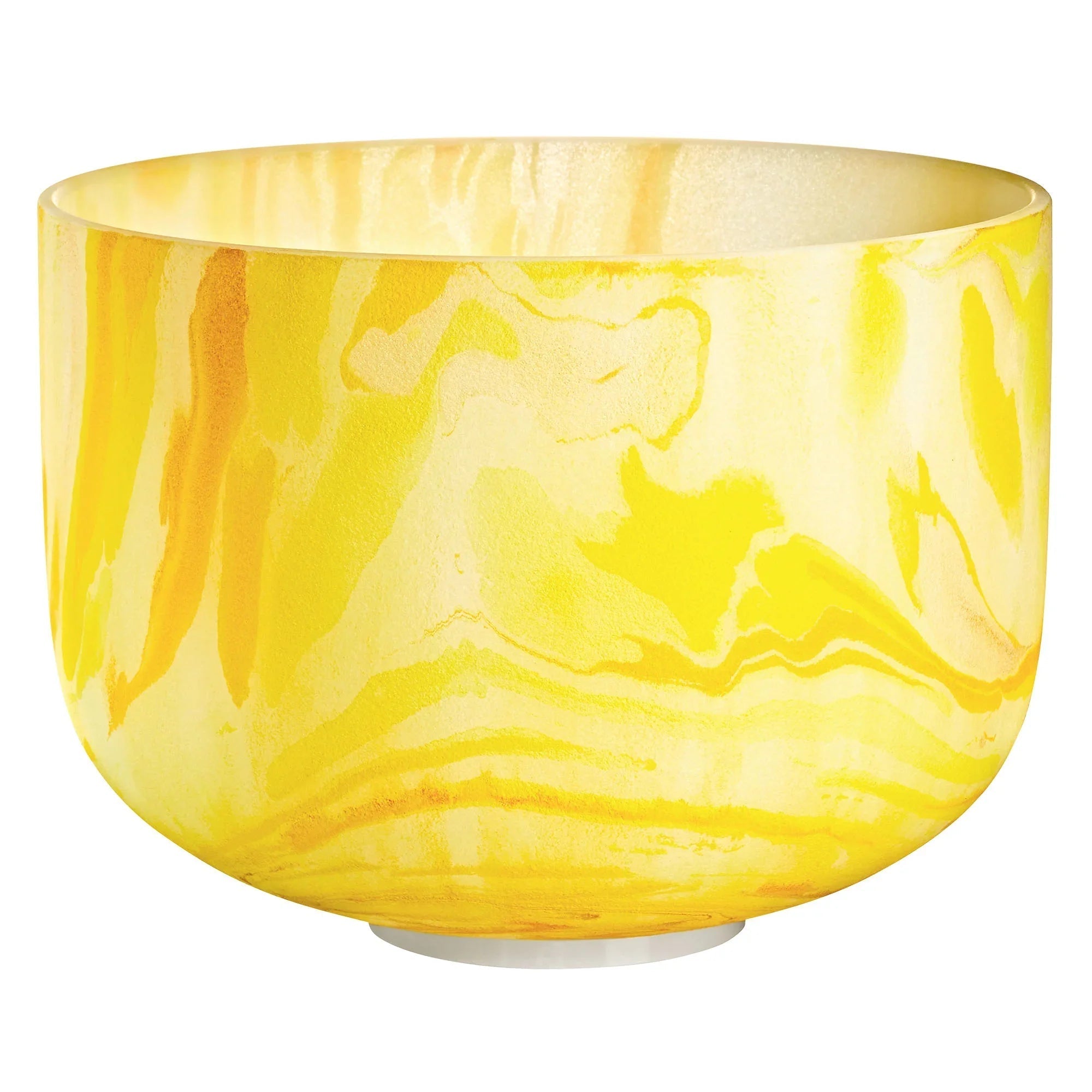 10" Marble Crystal Singing Bowl, E4, Solar Plexus Chakra, 432 Hz Utah Energy Healing Center