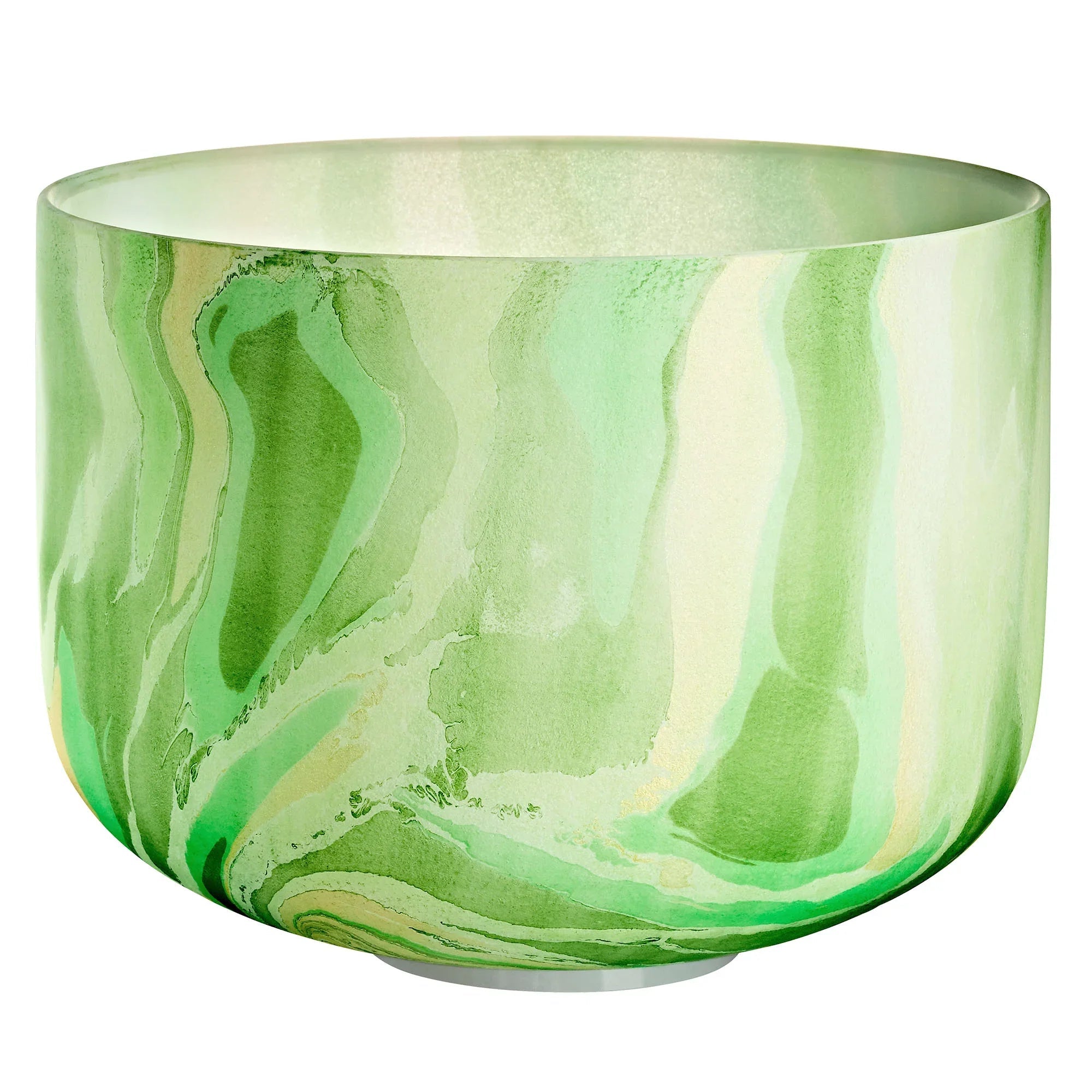 10" Marble Crystal Singing Bowl, F4, Heart Chakra, 432 hz Utah Energy Healing Center