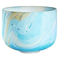 10" Marble Crystal Singing Bowl, G4, Throat Chakra, 432 Hz Utah Energy Healing Center