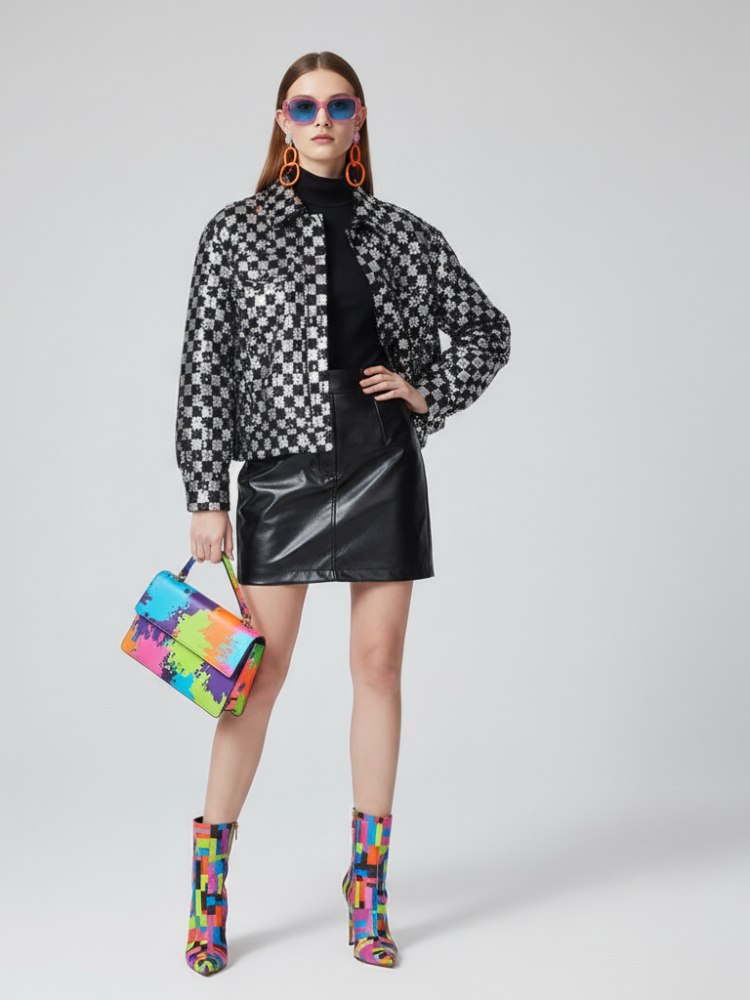 MEATPACKING Sequin Tuxedo Blazer Jacket BYMANYC ® New York BYMANYC ® New York