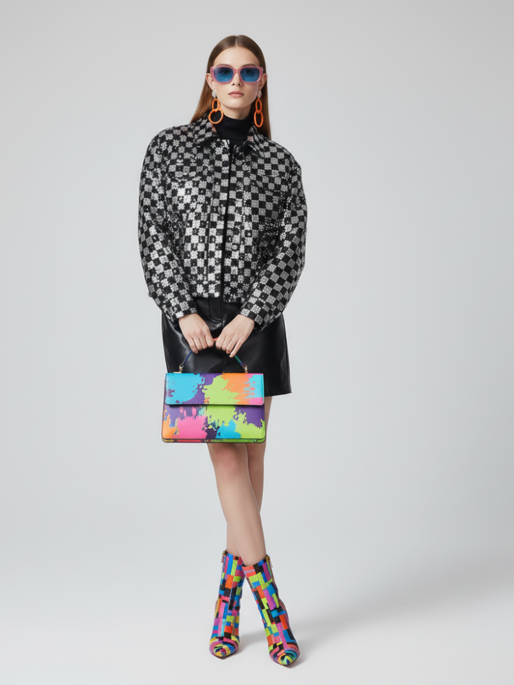 MEATPACKING Sequin Tuxedo Blazer Jacket BYMANYC ® New York BYMANYC ® New York