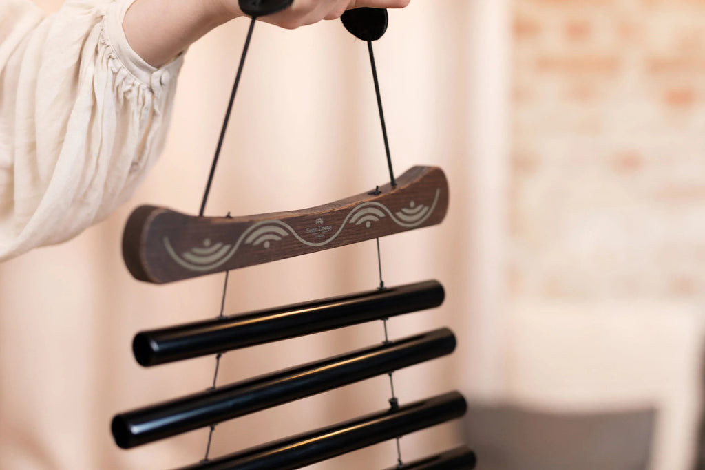 38" Meditation Flow Chime, 432 Hz, 10 Notes, C Minor, Black Utah Energy Healing Center