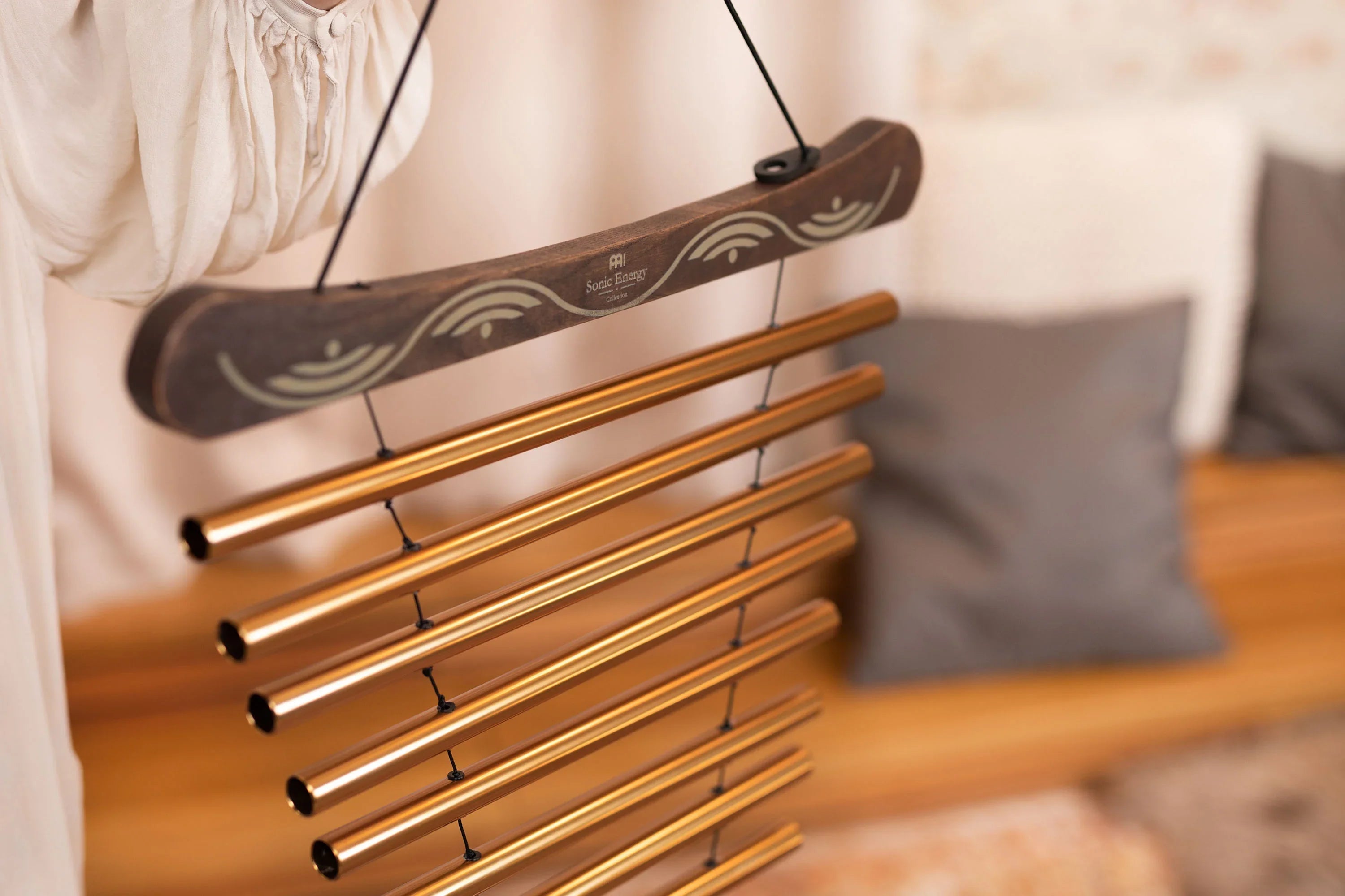35" Meditation Flow Chime, 440 Hz, 10 Notes, D Major, Bronze Utah Energy Healing Center