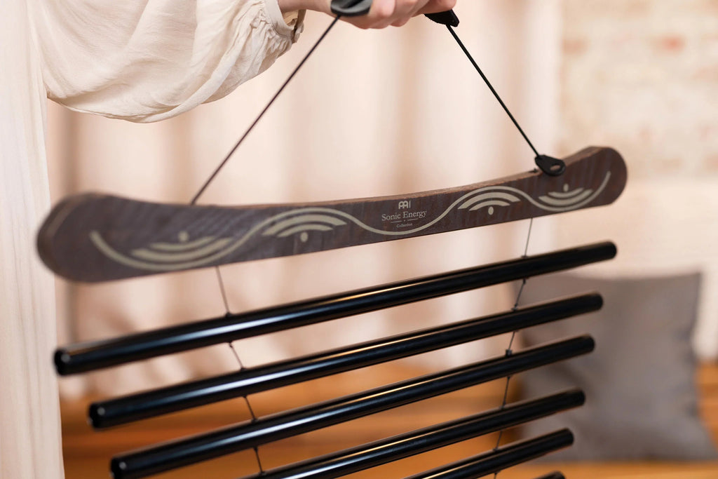 38" Meditation Flow Chime, 432 Hz, 10 Notes, E Minor, Black Utah Energy Healing Center