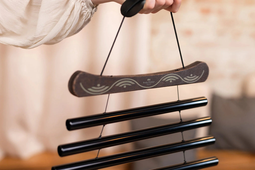 38" Meditation Flow Chime, 432 Hz, 10 Notes, E Minor, Black Utah Energy Healing Center