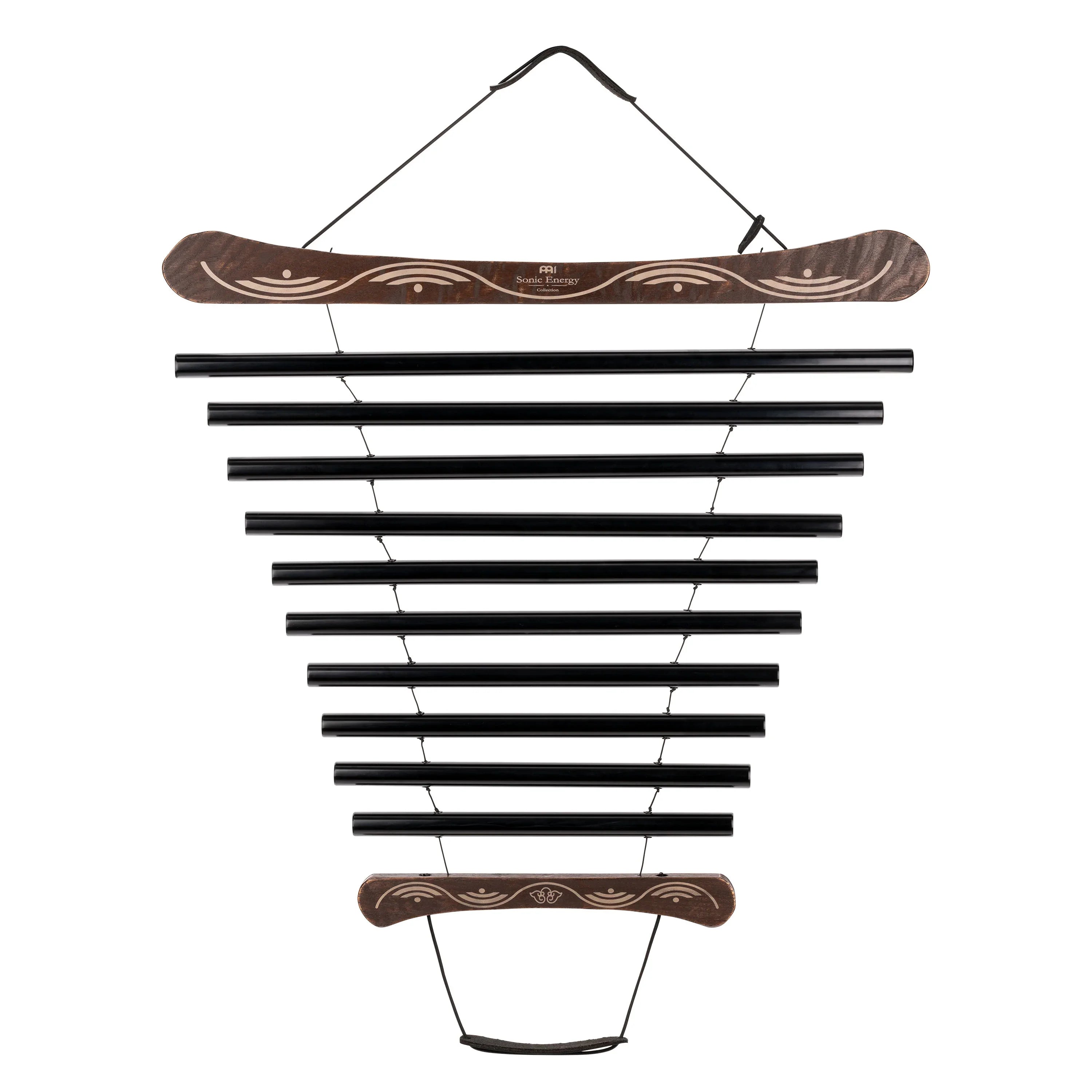 38" Meditation Flow Chime, 432 Hz, 10 Notes, E Minor, Black Utah Energy Healing Center