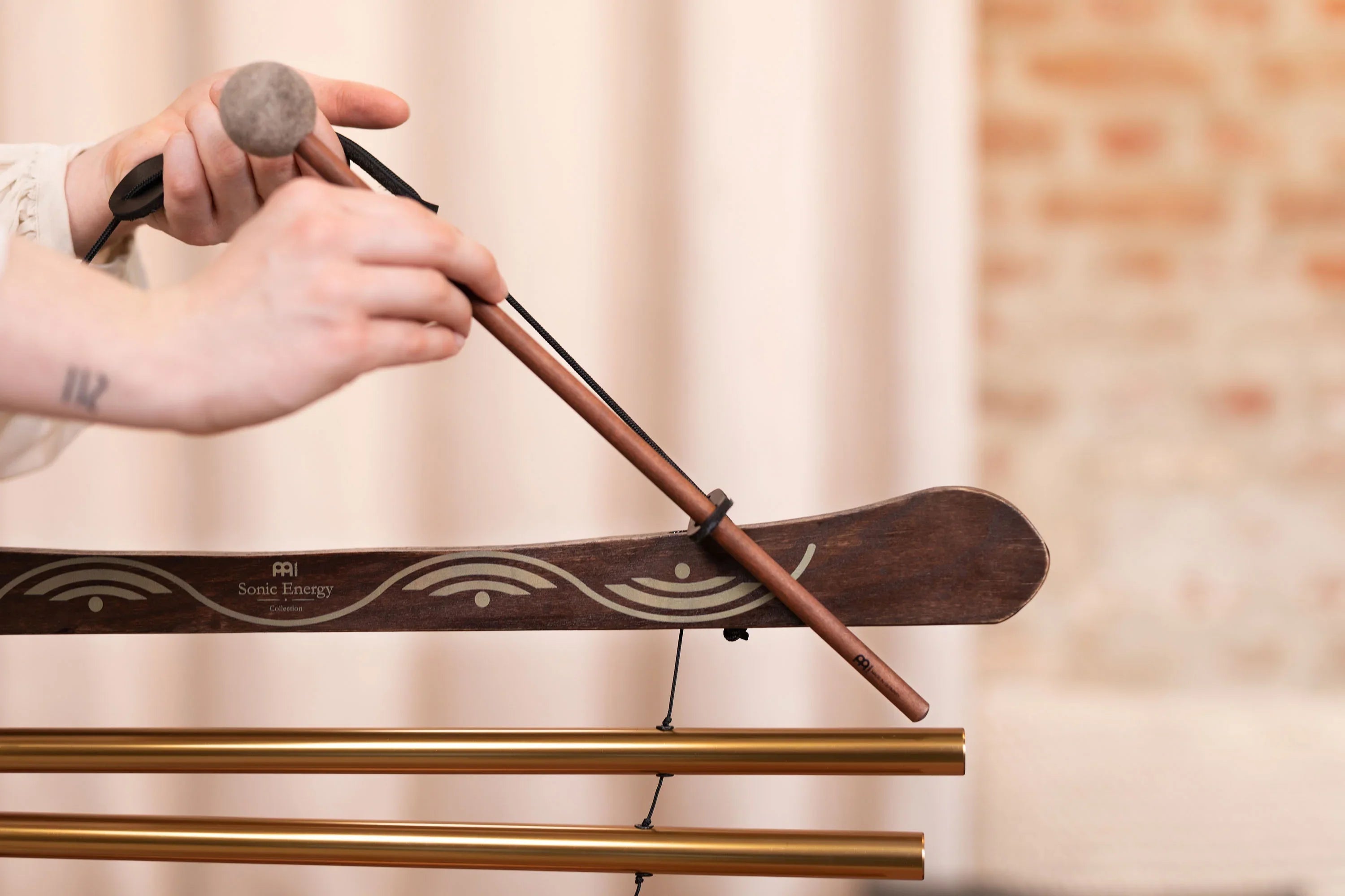 35" Meditation Flow Chime, 440 Hz, 10 Notes, G Major, Bronze Utah Energy Healing Center