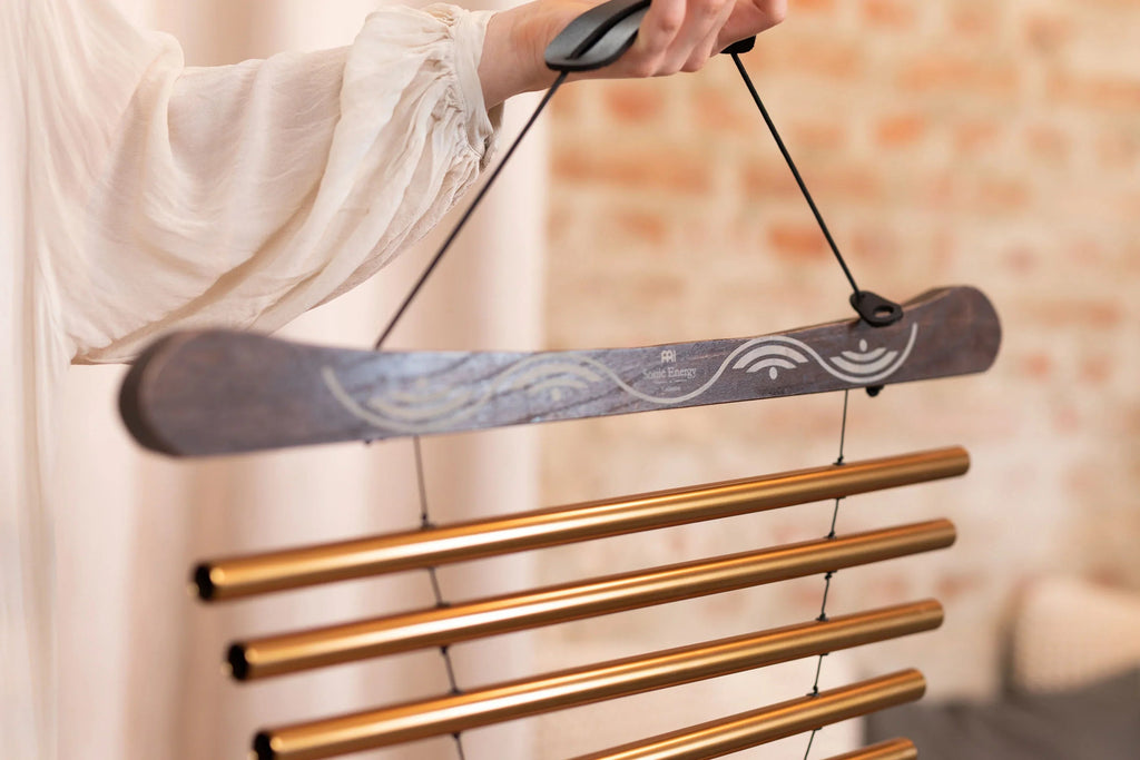 35" Meditation Flow Chime, 440 Hz, 10 Notes, G Major, Bronze Utah Energy Healing Center