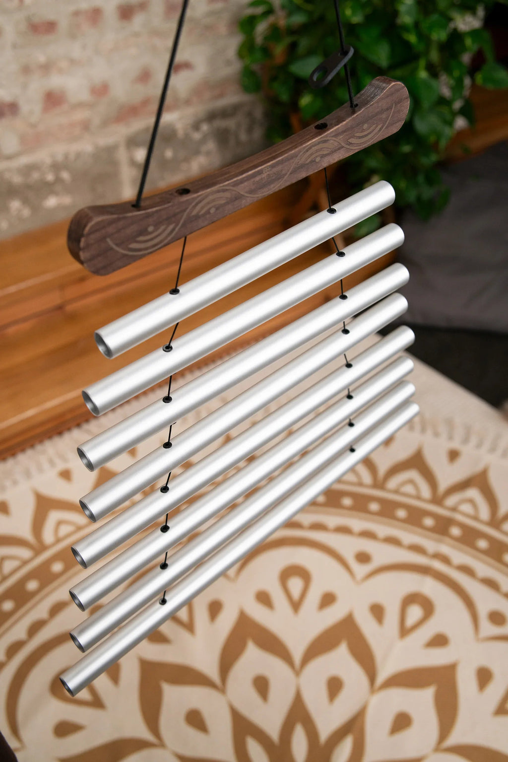 24" Meditation Flow Chime, 432 Hz, 8 Notes, C# Minor, Silver Utah Energy Healing Center
