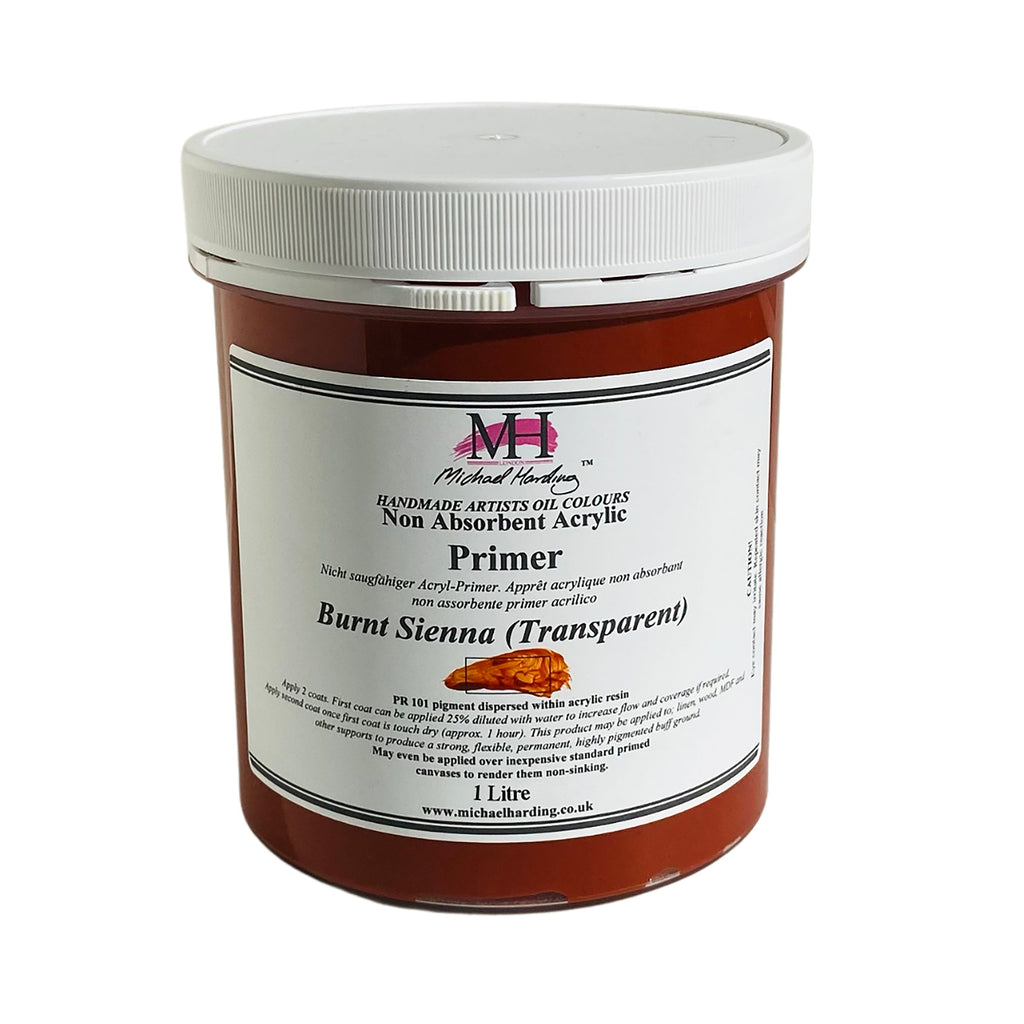 Michael Harding Non-Absorbent Acrylic Primer - Superior Base for Oil Paintings Trekell Art Supplies