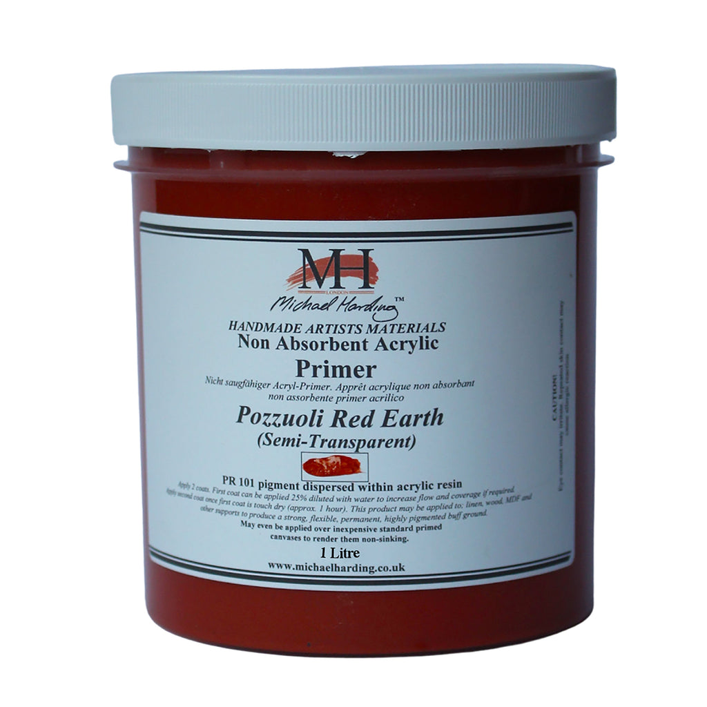 Michael Harding Non-Absorbent Acrylic Primer - Superior Base for Oil Paintings Trekell Art Supplies