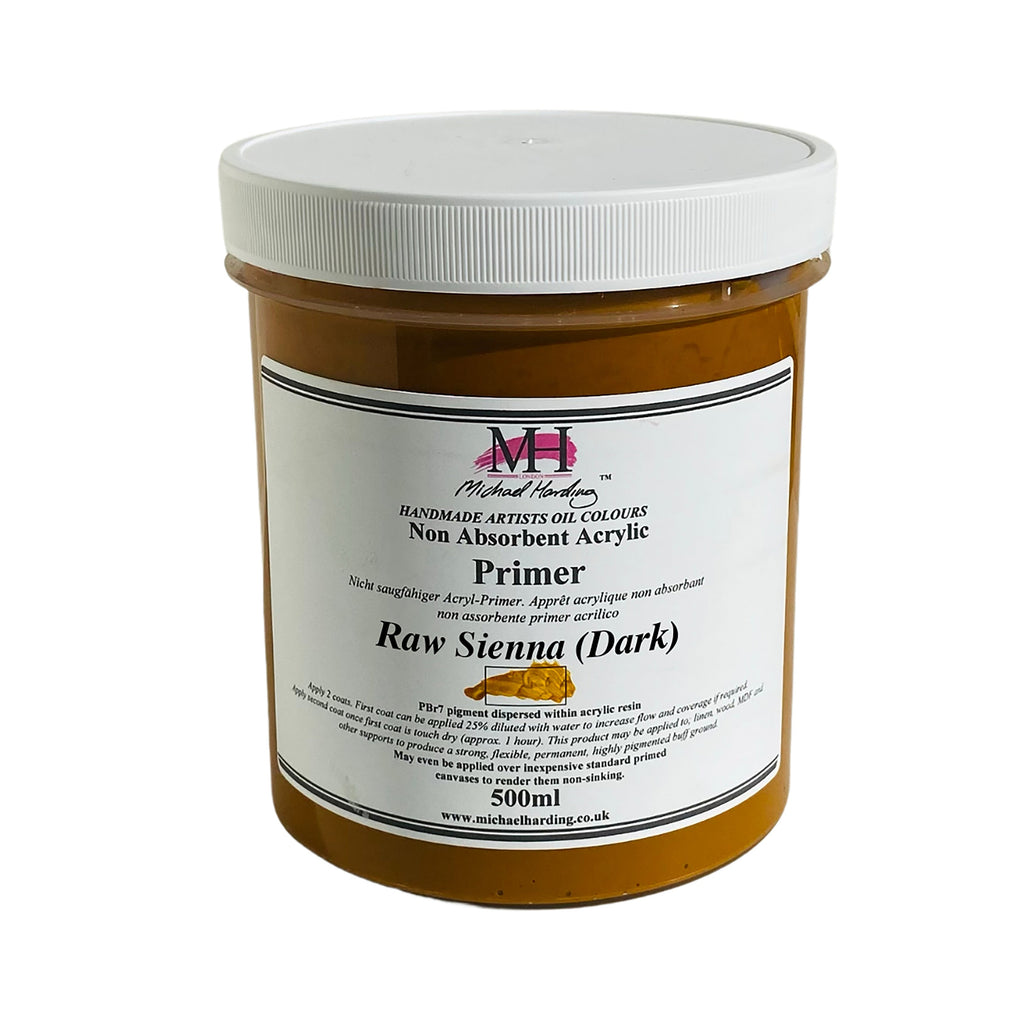 Michael Harding Non-Absorbent Acrylic Primer - Superior Base for Oil Paintings Trekell Art Supplies