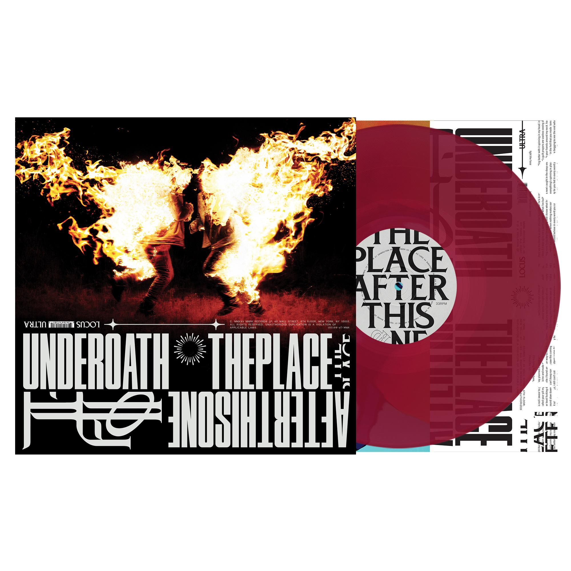 Underoath - The Place After This One Ruby Vinyl MNRK Heavy