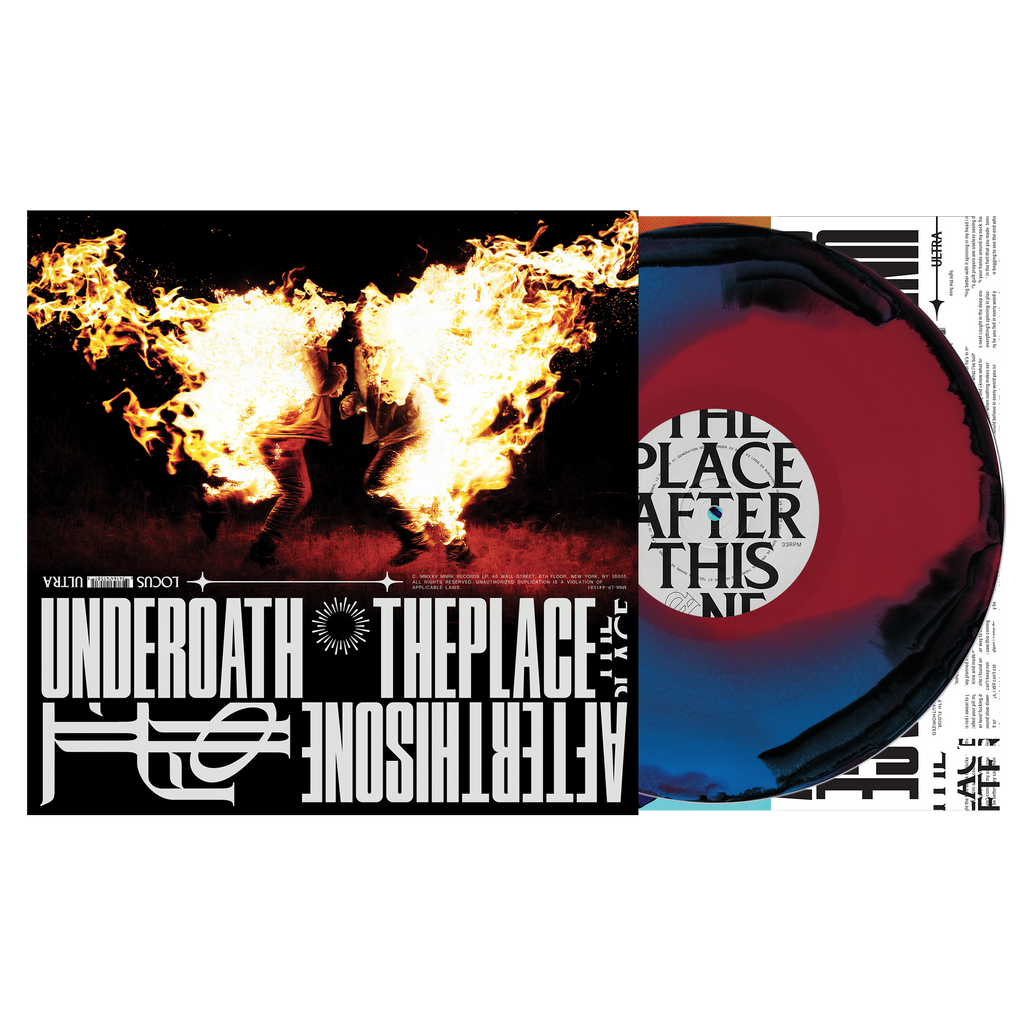 Underoath - The Place After This One Black + Blue Red Swirl Vinyl MNRK Heavy