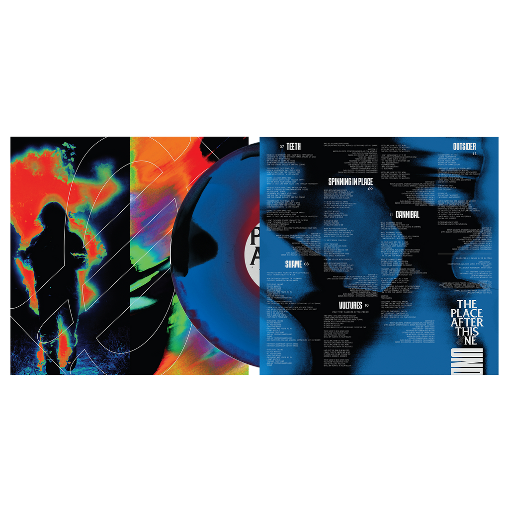 Underoath - The Place After This One Black + Blue Red Swirl Vinyl MNRK Heavy