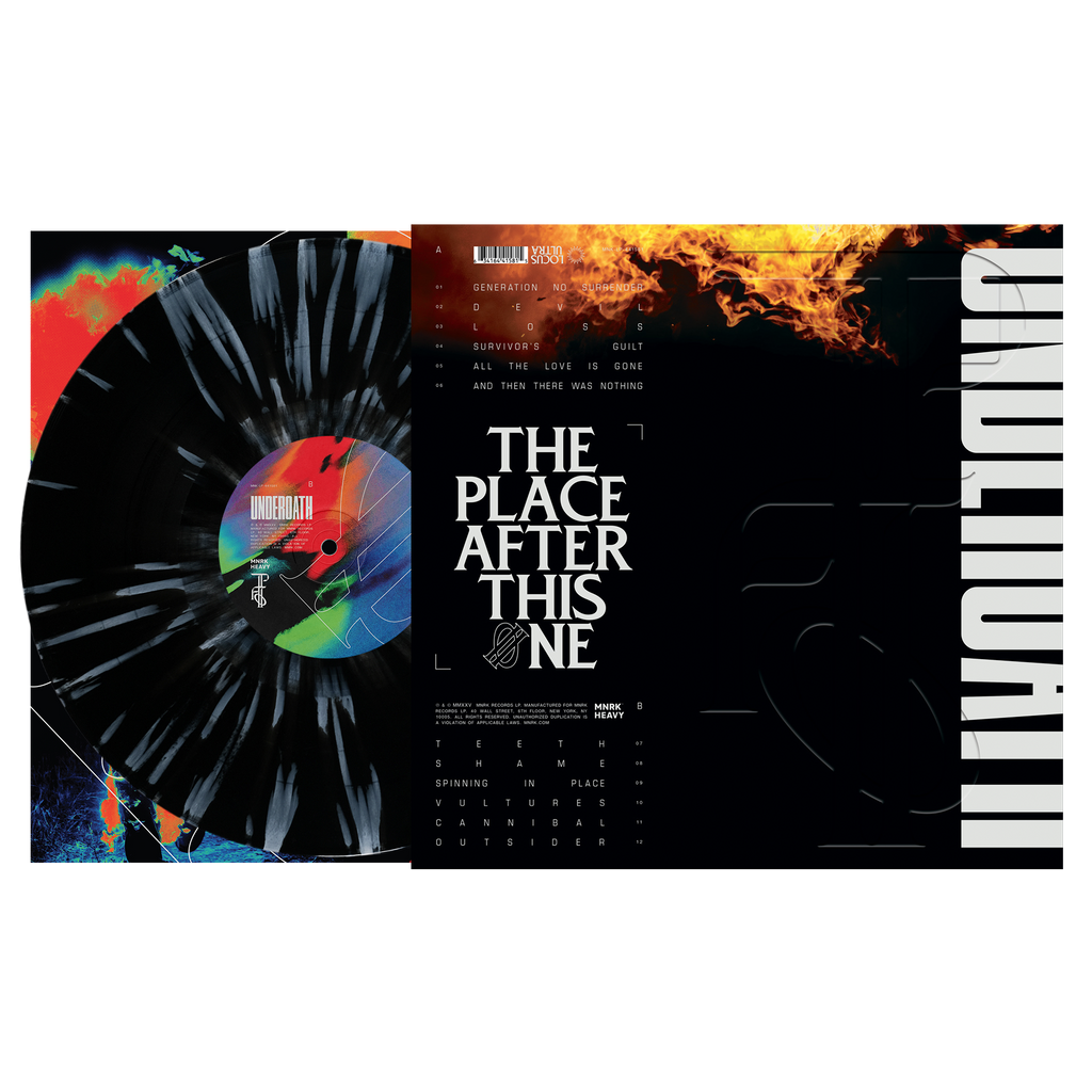 Underoath - The Place After This One Black/White Splatter Vinyl MNRK Heavy