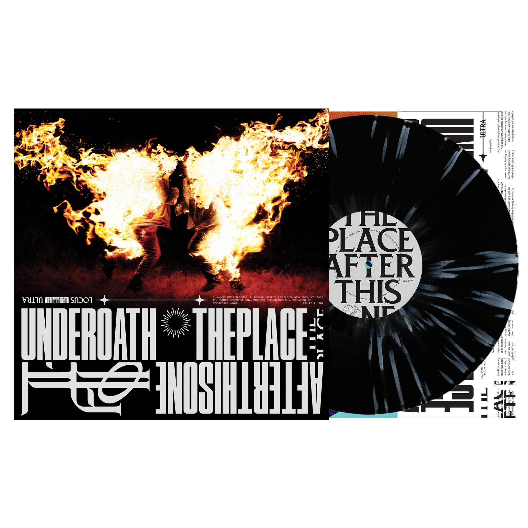 Underoath - The Place After This One Black/White Splatter Vinyl MNRK Heavy