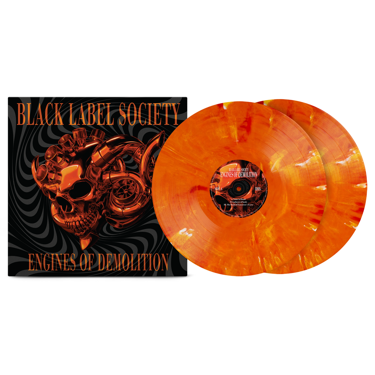 Black Label Society – Engines of Demolition on Blood Orange Vinyl MNRK Heavy