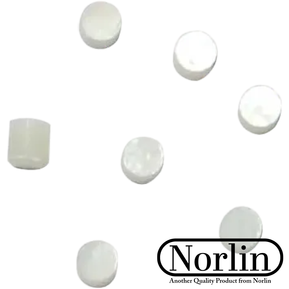 Mother of Pearl Side Position Dots & Inlays for Guitar (10-Pack) Randy's LLC