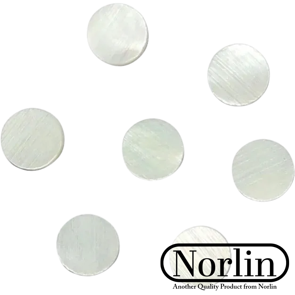 Mother of Pearl Side Position Dots & Inlays for Guitar (10-Pack) Randy's LLC