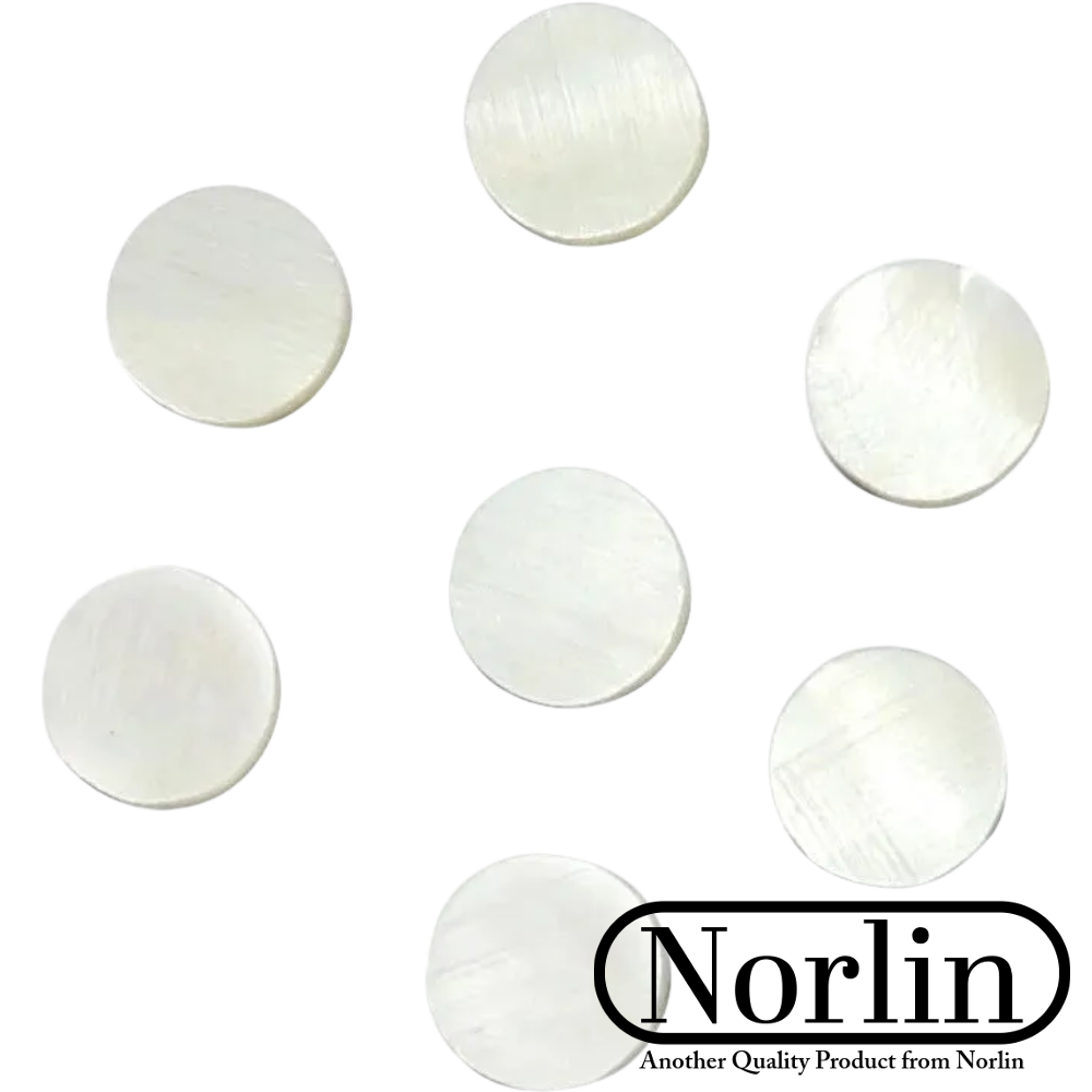 Mother of Pearl Side Position Dots & Inlays for Guitar (10-Pack) Randy's LLC