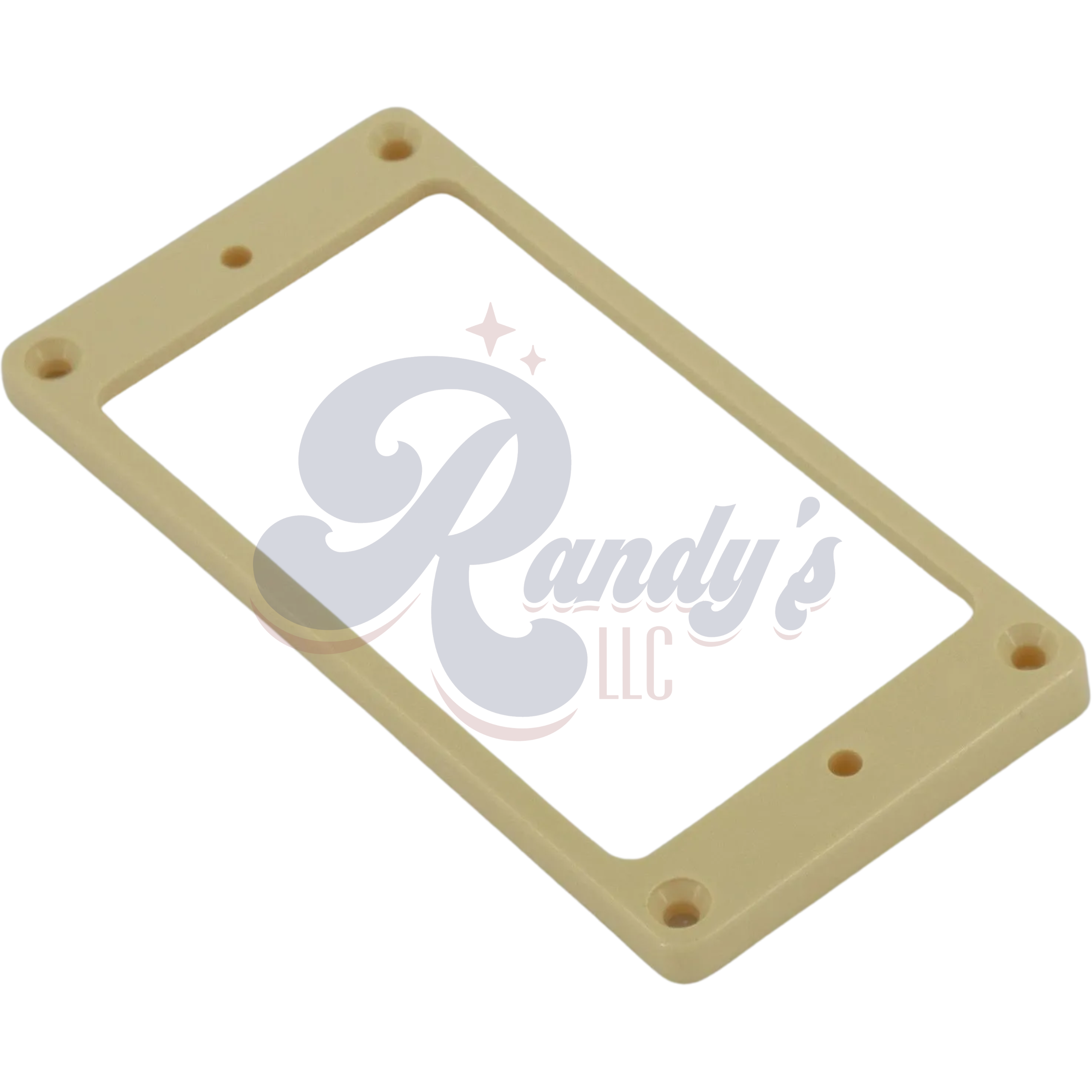 Humbucker Pickup Carved-Top Mounting Ring (Cream) for Gibson® Guitars Randy's LLC
