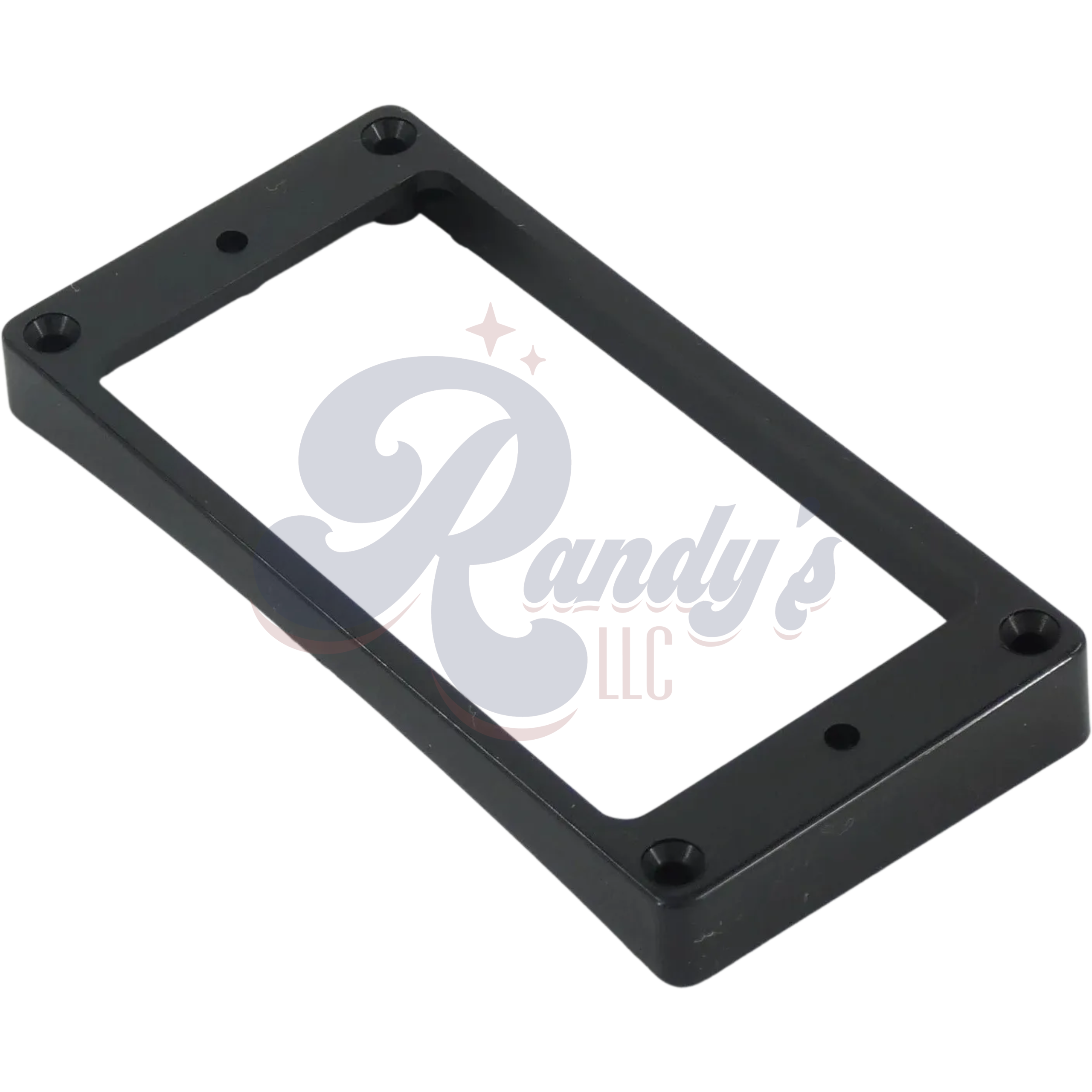 Humbucker Pickup Carved-Top Mounting Ring (Black) for Gibson® Guitars Randy's LLC