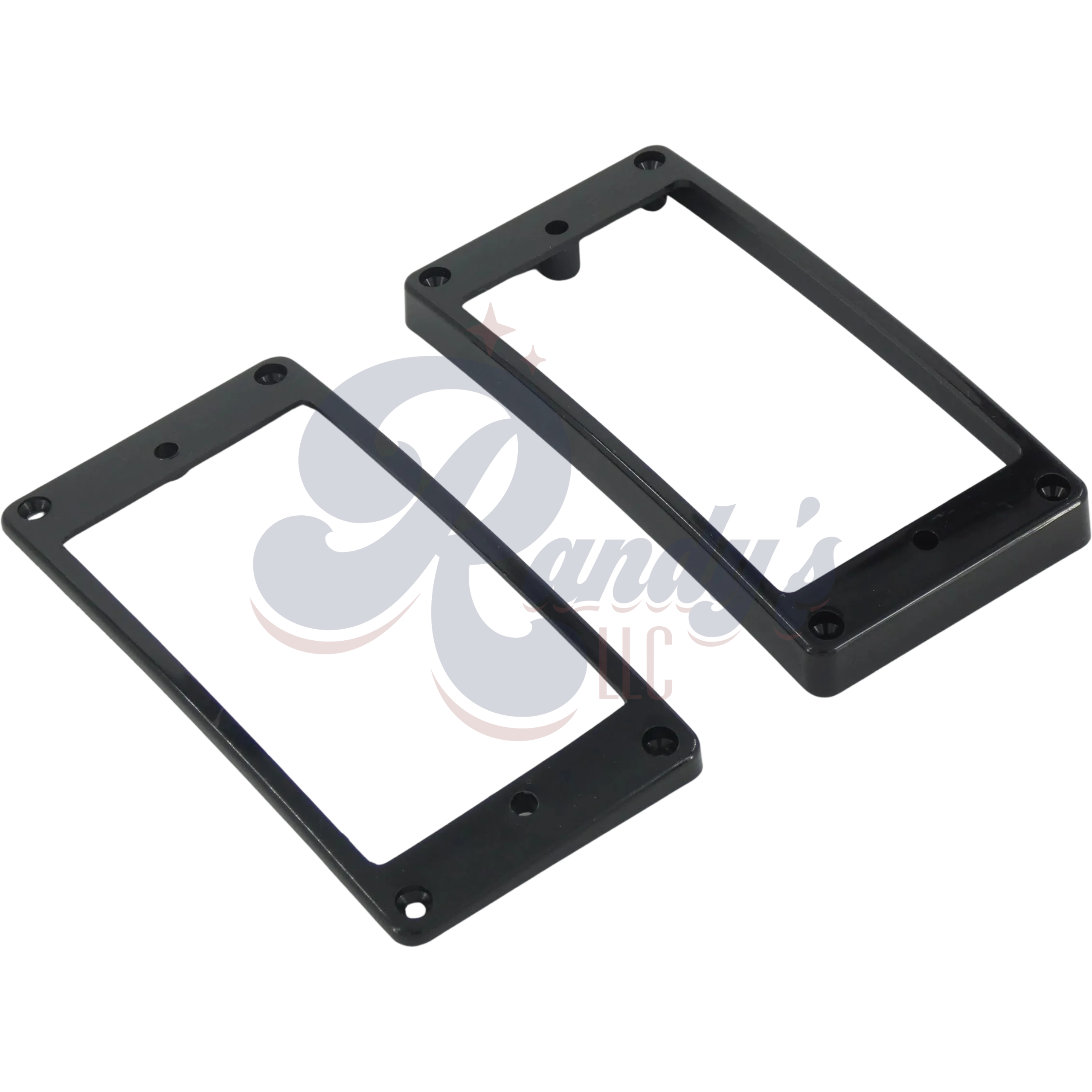 Humbucker Mounting Ring (Tapered w/ Curved Top & Bottom) Black - CLOSEOUT Randy's LLC