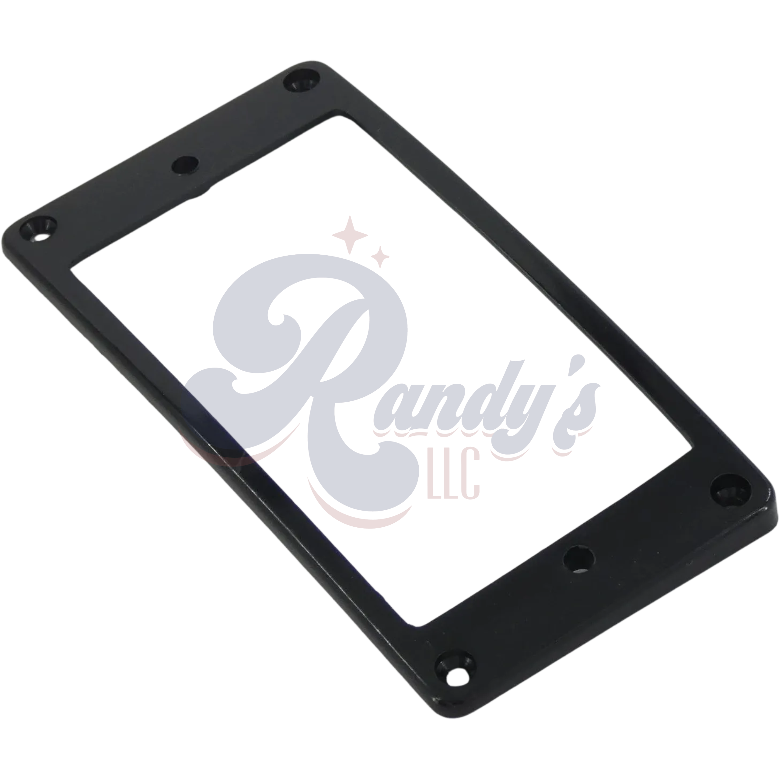 Humbucker Mounting Ring (Tapered w/ Curved Top & Bottom) Black - CLOSEOUT Randy's LLC