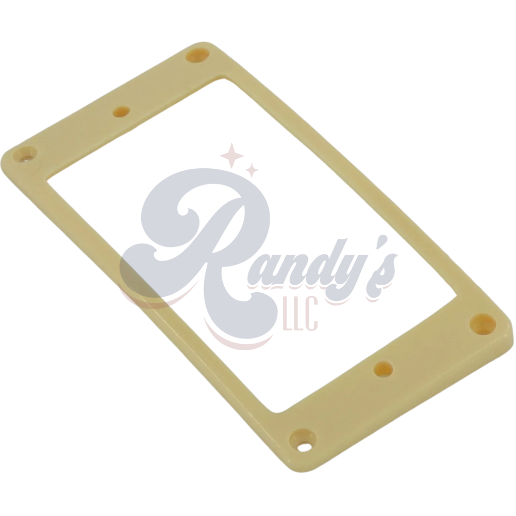 Humbucker Mounting Ring (Tapered w/ Curved Top & Bottom) Cream - CLOSEOUT Randy's LLC