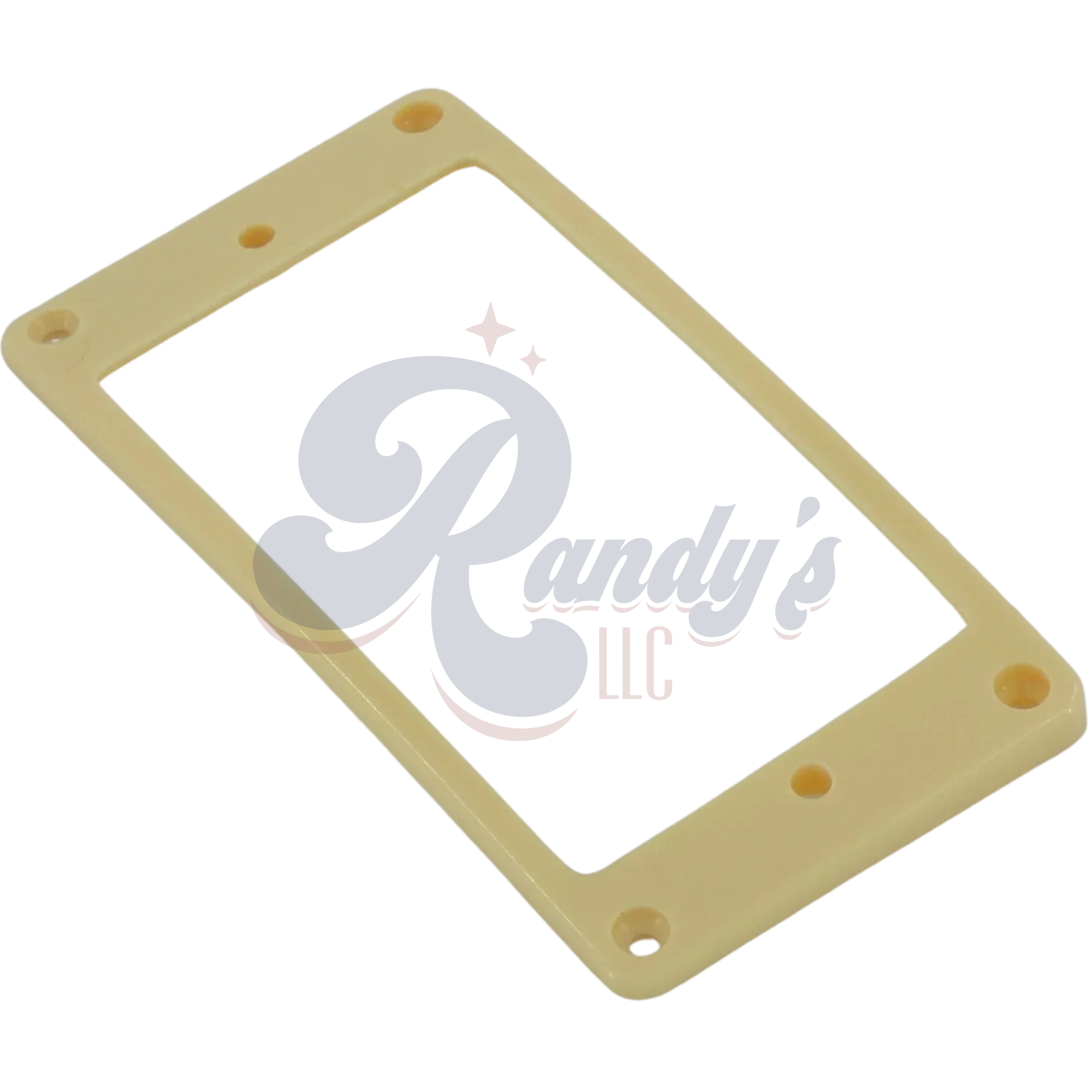 Humbucker Mounting Ring (Tapered w/ Curved Top & Bottom) Cream - CLOSEOUT Randy's LLC