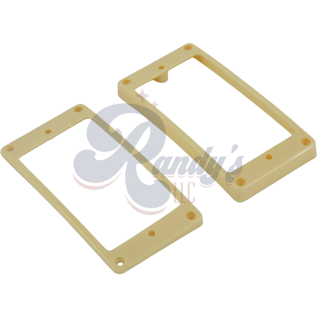 Humbucker Mounting Ring (Tapered w/ Curved Top & Bottom) Cream - CLOSEOUT Randy's LLC