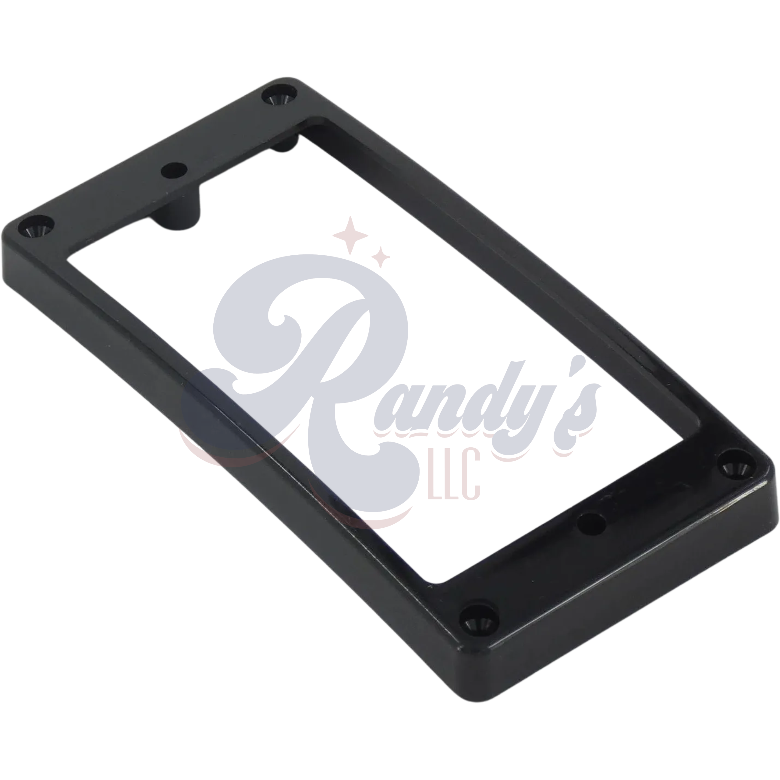 Humbucker Mounting Ring (Tapered w/ Curved Top & Bottom) Black - CLOSEOUT Randy's LLC