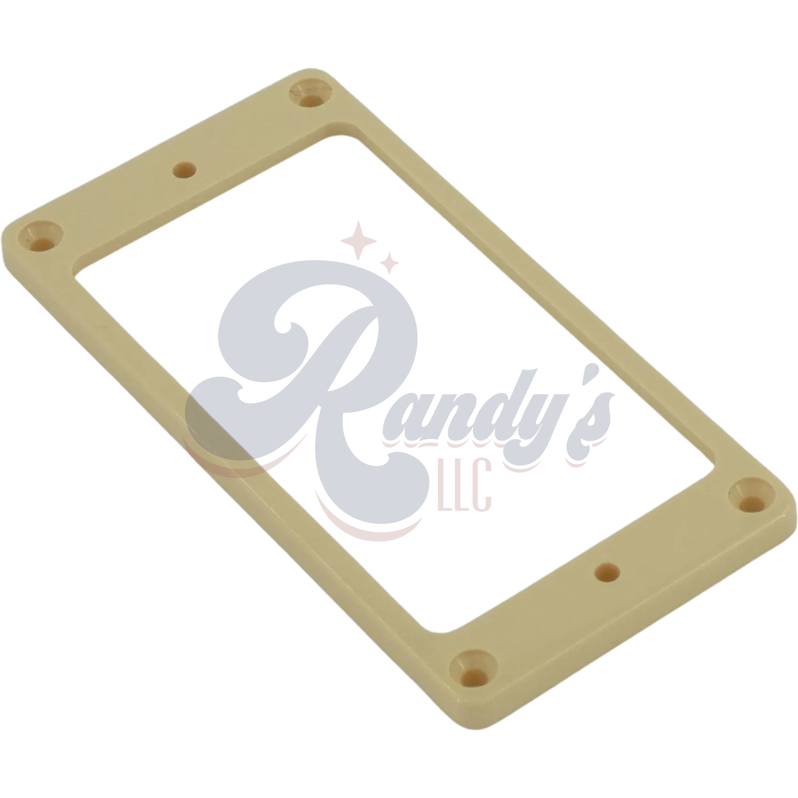 Humbucker Pickup Flat Mounting Ring (Cream) for Gibson® Guitars Randy's LLC