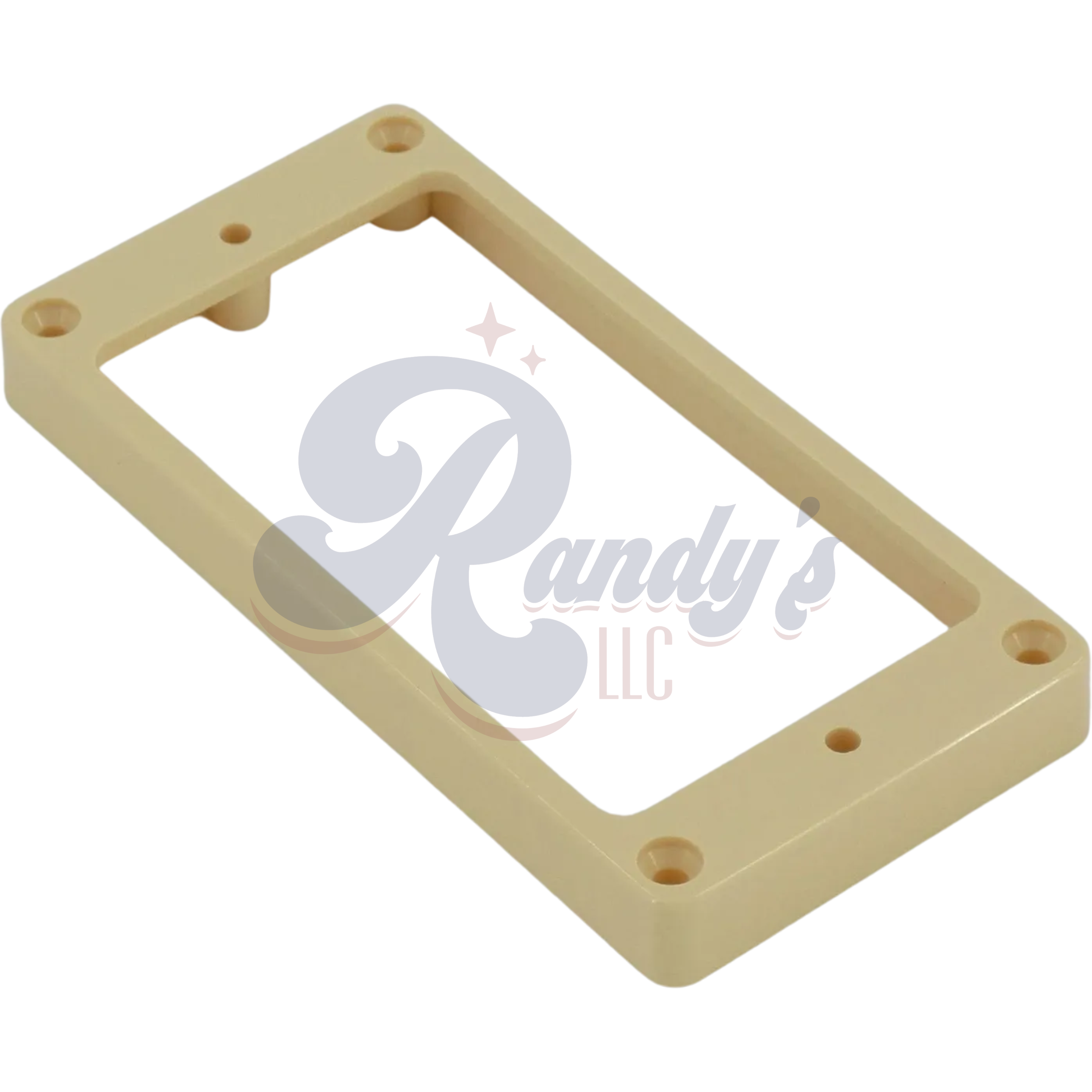 Humbucker Pickup Flat Mounting Ring (Cream) for Gibson® Guitars Randy's LLC