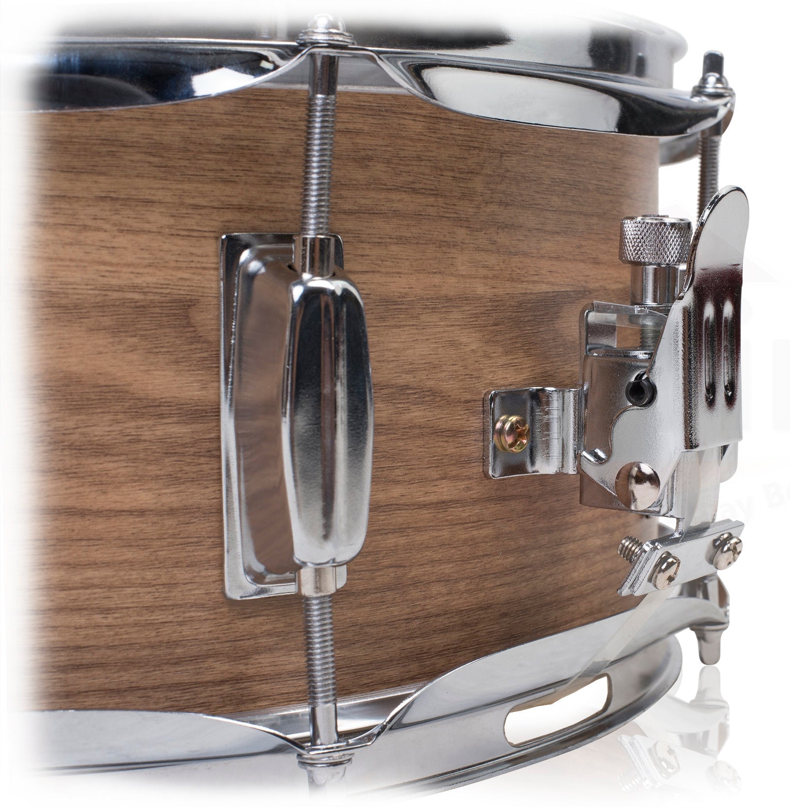 Popcorn Soprano Snare Drum by GRIFFIN - Acoustic Firecracker 10"x6" Poplar Wood Shell with Oakwood PVC - Mini Concert Marching Percussion Instrument GeekStands.com