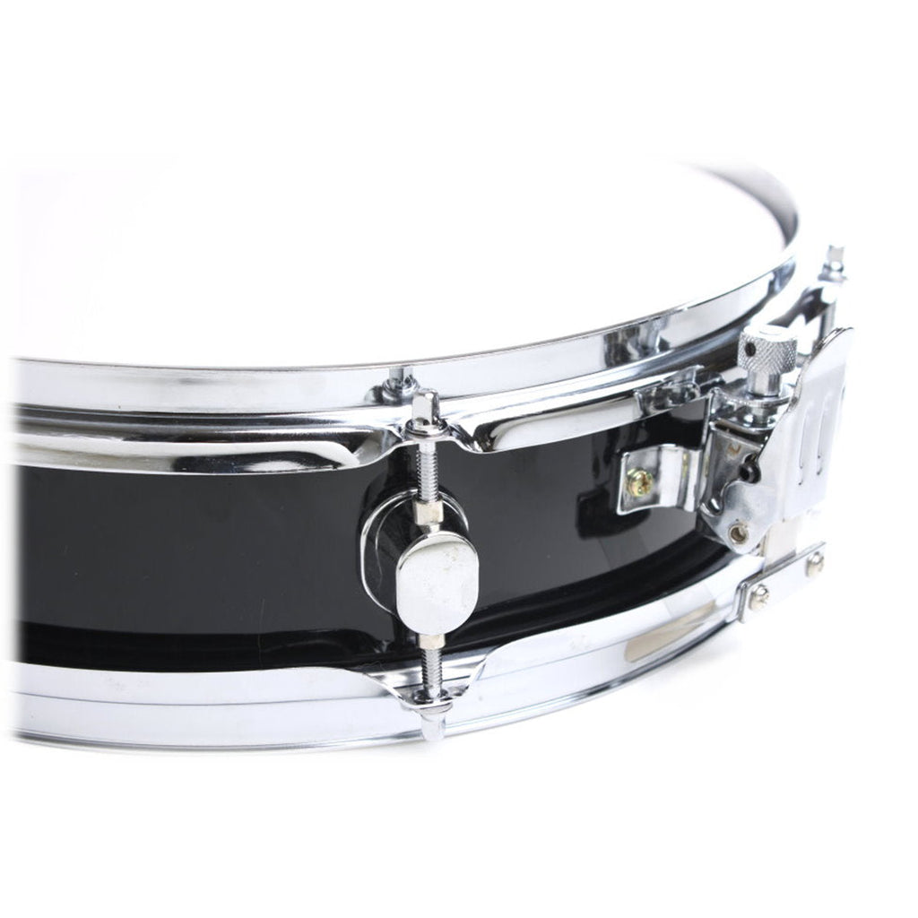Piccolo Snare Drum 13" x 3.5" by GRIFFIN - 100% Poplar Wood Shell with Black PVC & White Coated Drum Head - Drummers Acoustic Marching Kit Percussion GeekStands.com