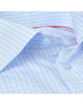 Made in Italy Dress Shirts // Lt Blue Check - contemporary fit- Final Sale LEVINAS® Official