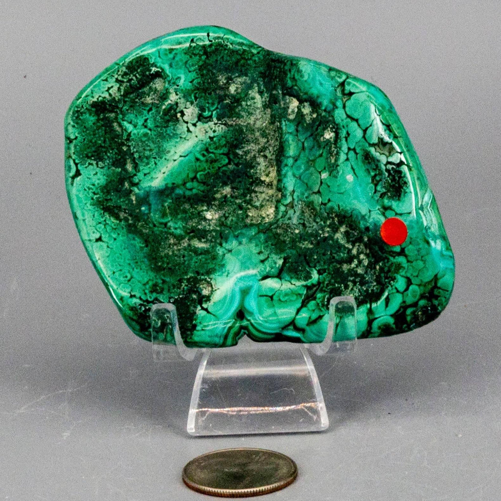 Malachite Crystal Freeform for Transformation & Heart Crystal Destiny