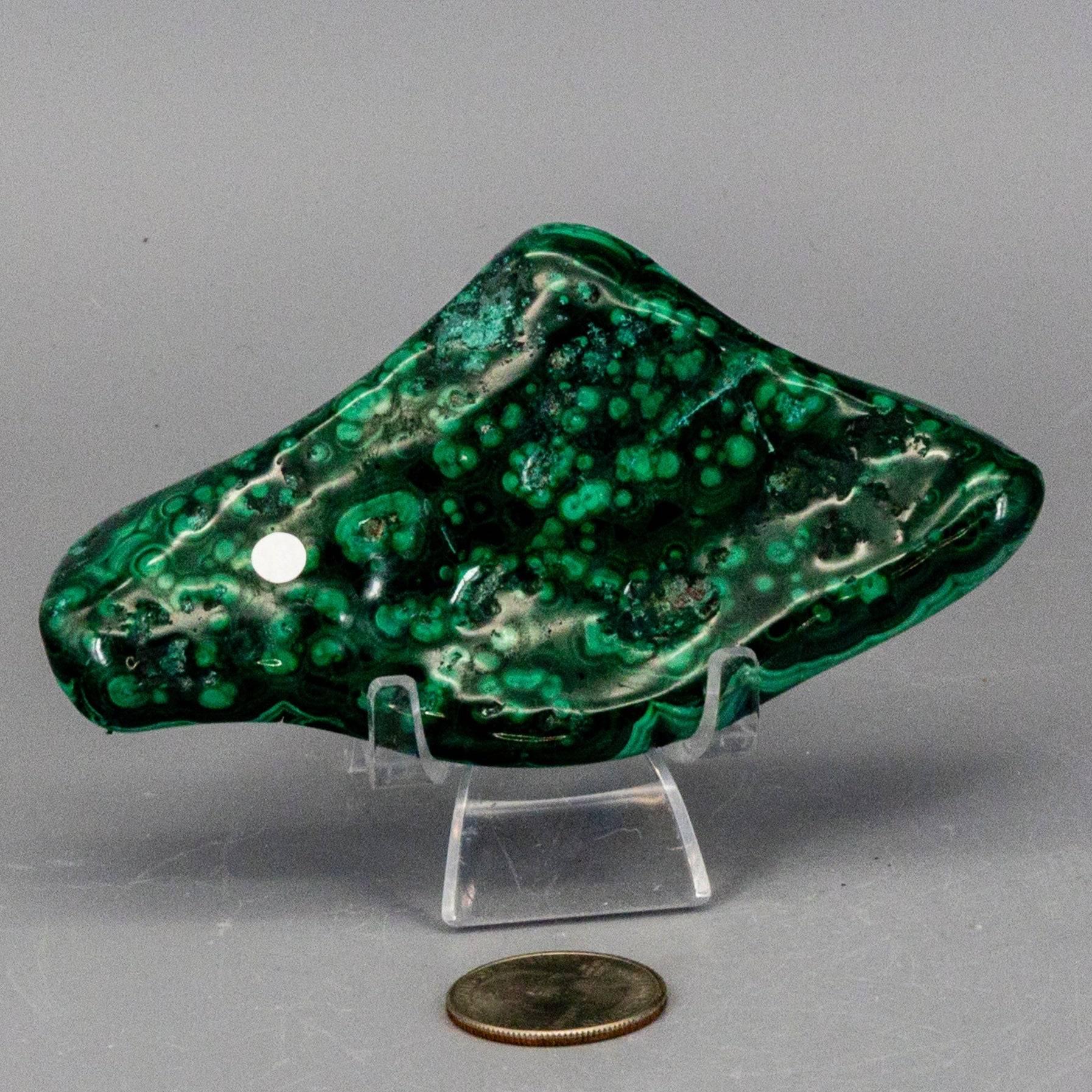 Malachite Crystal Freeform for Transformation & Heart Crystal Destiny