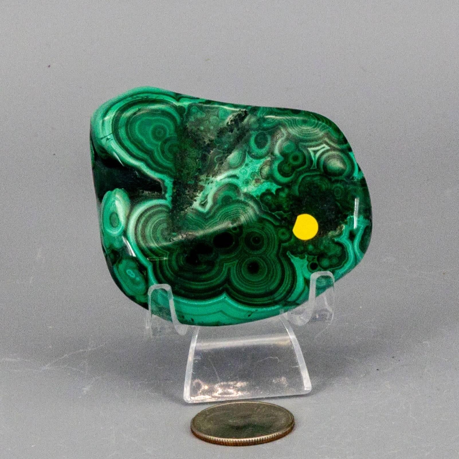 Malachite Crystal Freeform for Transformation & Heart Crystal Destiny