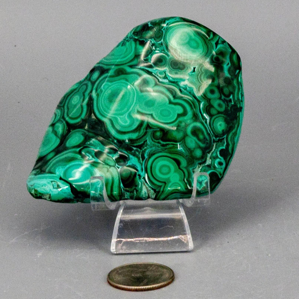 Malachite Crystal Freeform for Transformation & Heart Crystal Destiny